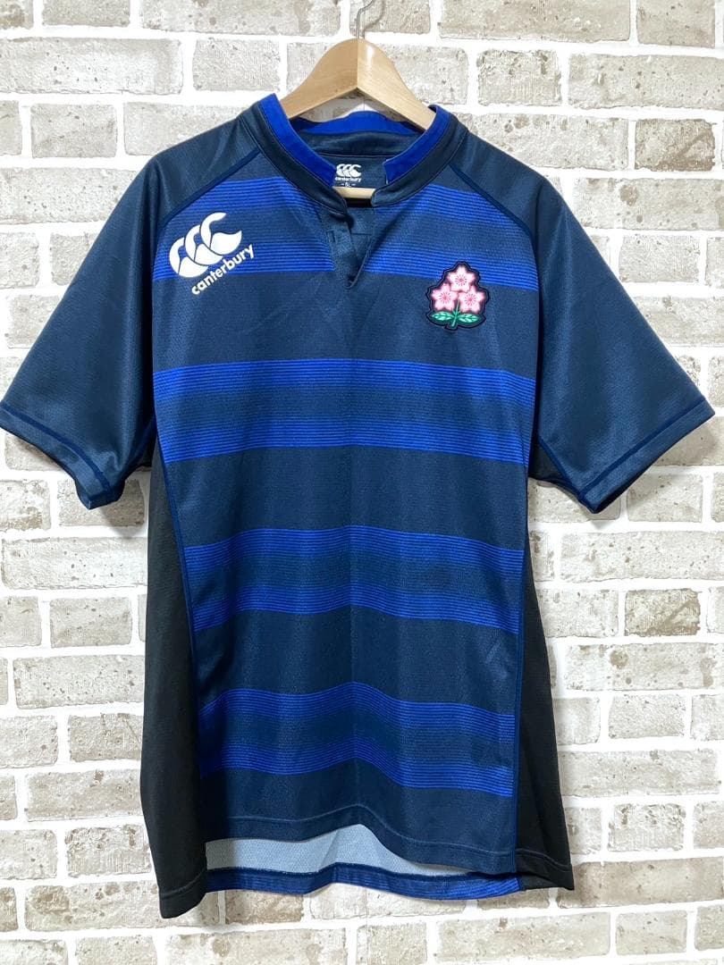24時間以内/早い者勝ち カンタベリー ラグビー日本代表 選手支給 シャツ 5L