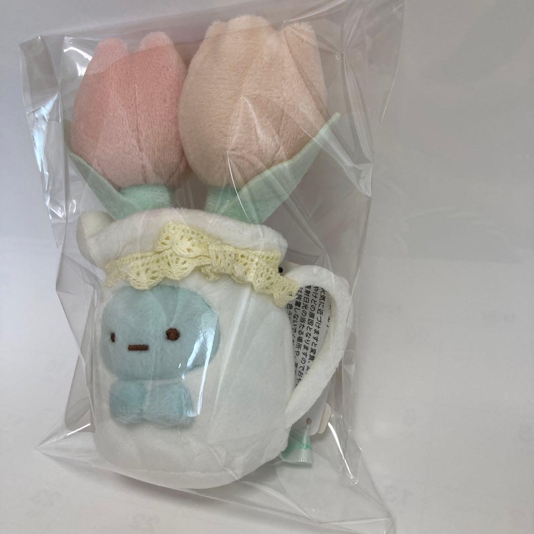 すみっコぐらし　花瓶てのりぬいぐるみ　たぴおか　てのり　かびん　ショップ限定