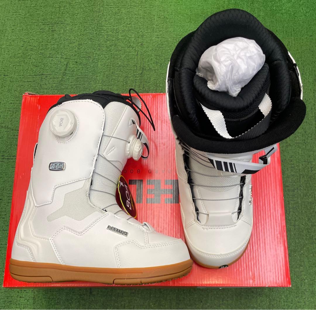 ID DUAL BOA ホワイト スノーボードブーツ 23.0