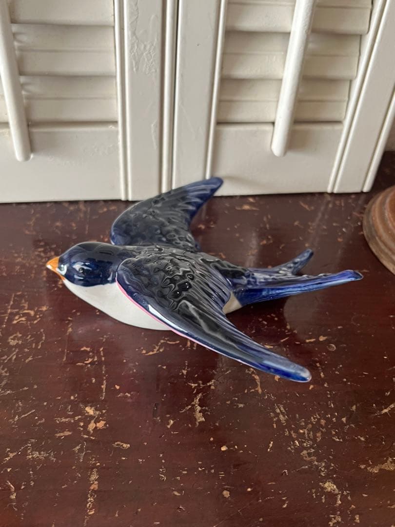 アンティークツバメオブジェ