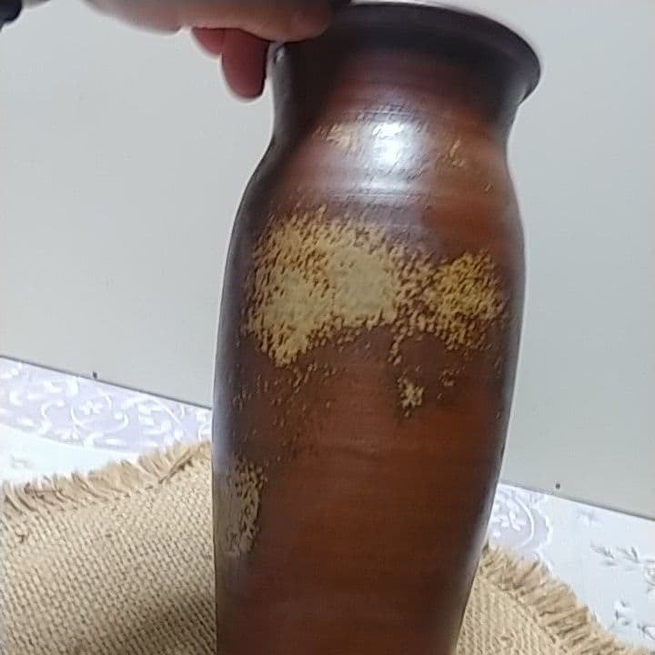 備前焼 花瓶 花入 高さ約26cm　美品　古美術　骨董品