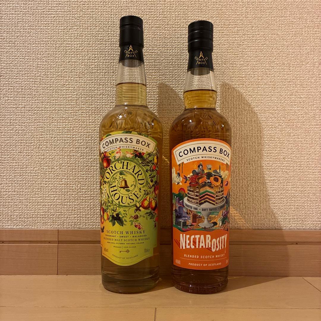 コンパスボックス Orchard HouseとNectarosity 2本セット