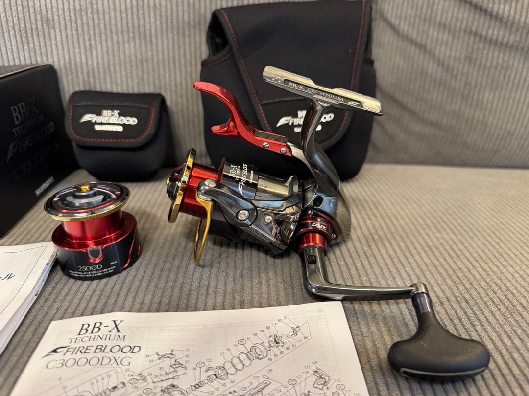 限定品　シマノ BB-X TECHNIUM FIRE BLOOD C3000