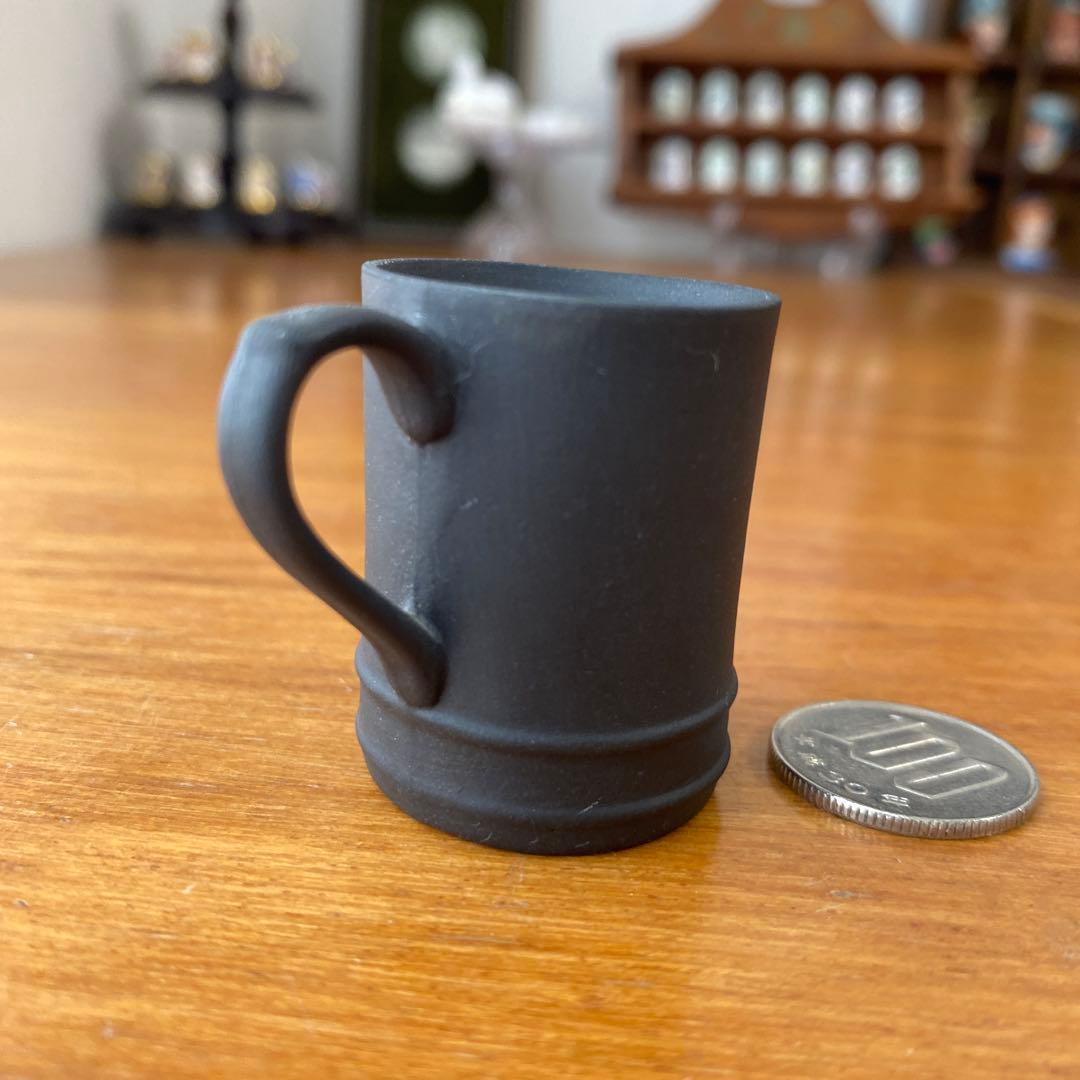 ウェッジウッド ブラックバサルト　ミニチュア　タンカード　マグカップ