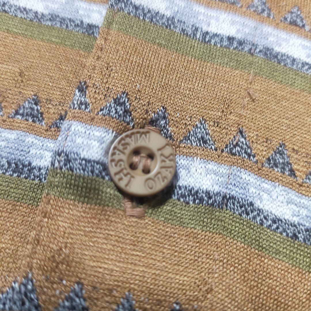 【80s-90s】 尾崎将司 ジャンボ尾崎 総柄 ポロシャツ フリーサイズ