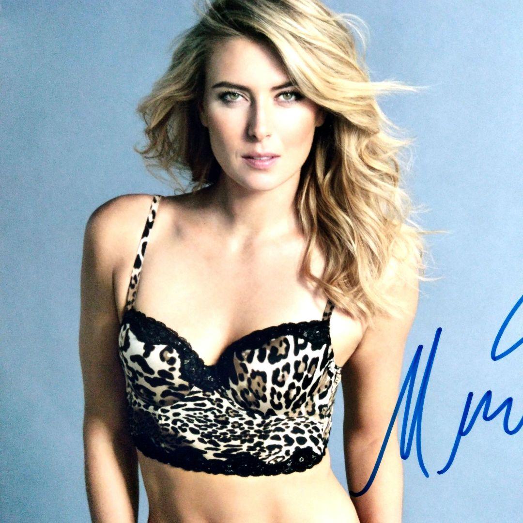 マリア・シャラポア直筆サイン入り超大型写真…Maria Sharapova