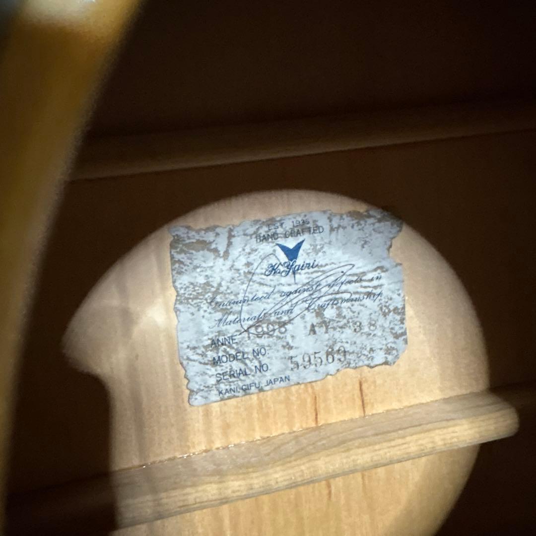 K.Yairi ヤイリ　ギター　AY-38 アコースティックギター　1998年