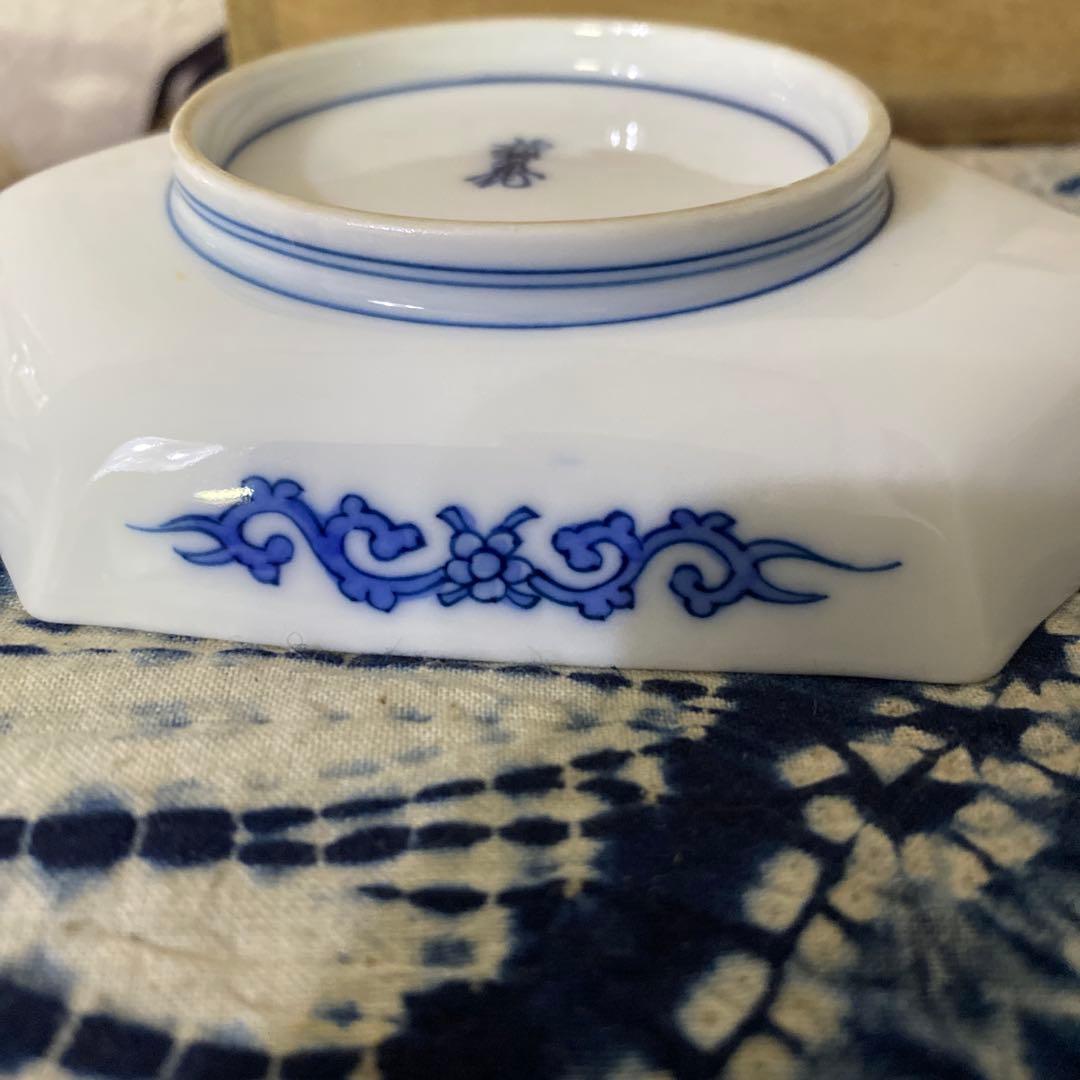 十二代酒井田柿右衛門　染錦銘々皿