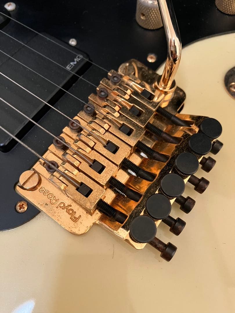 Moon エレキギター フロイドローズゴールド EMG HSH 1990年前後