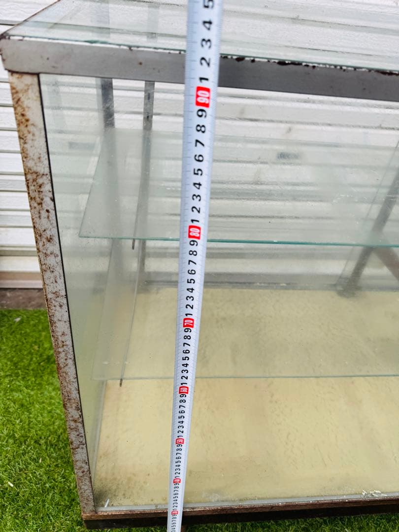 福岡発 直取り限定 ショーケース ガラスケース 120cm 飾り棚 扉付き