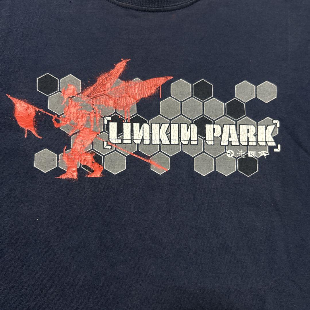 00s LINKIN PARK \"Hybrid Theory \" XL ネイビー