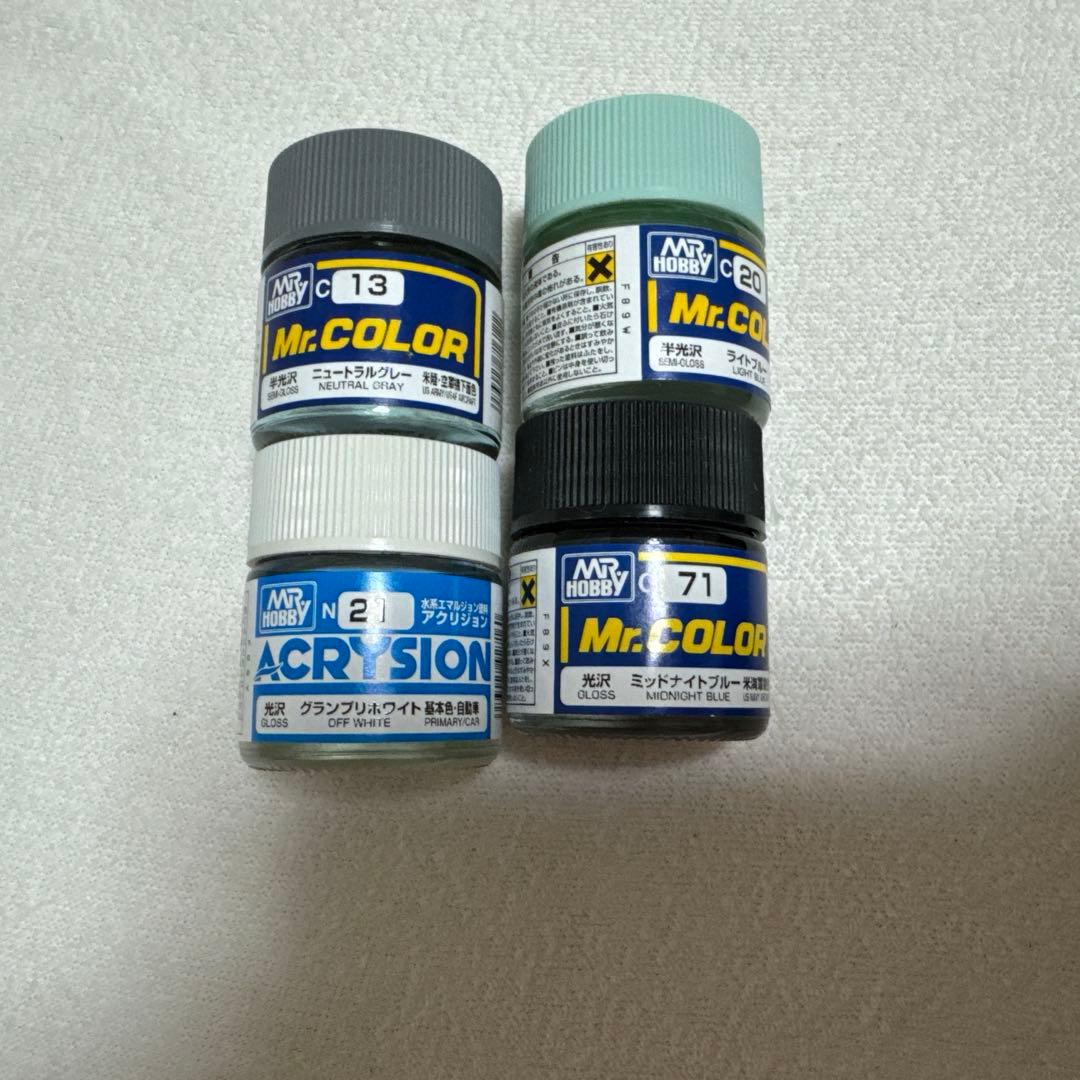 Mr Hobby アクリル塗料セット 各10ml