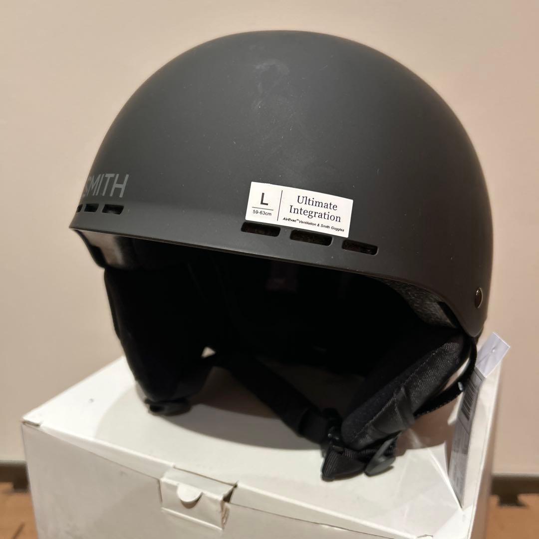 SMITH Holt Matte Black ヘルメット Lサイズ