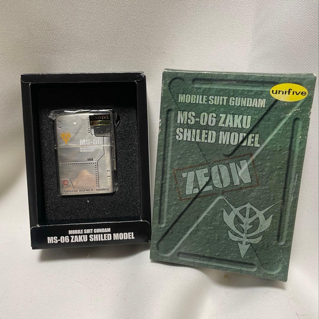 I*t様 未使用　ユニファイブ製　機動戦士ガンダム「MS-06」ザクのZIPPO