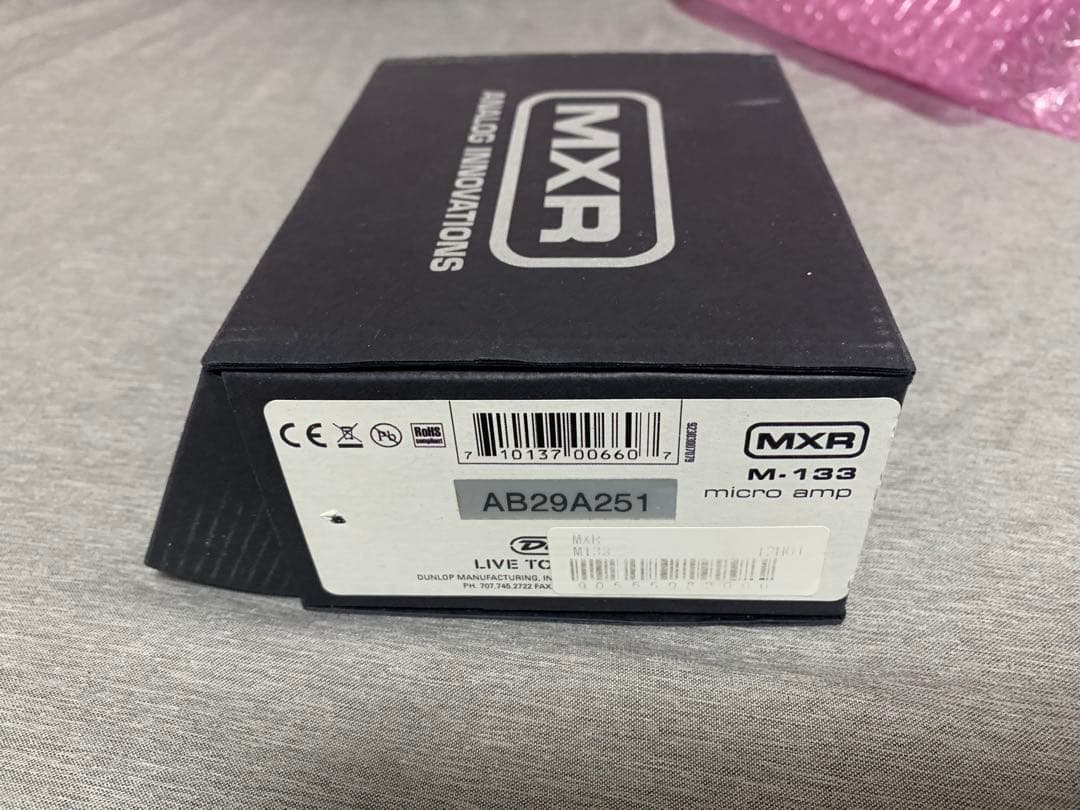 MXR micro amp ギターエフェクター　ブースター