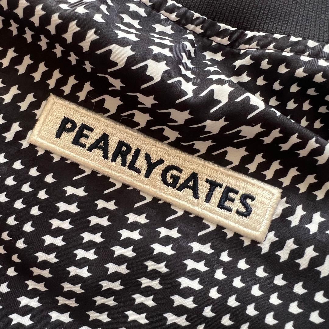 Pearly gates パーリーゲイツ　千鳥柄　ナイロンジャケット メンズ