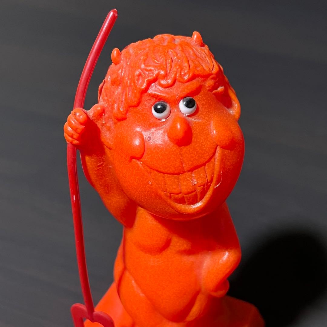 70s ビンテージ デビル 悪魔 メッセージドール フィギュア 置物 ヒッピー