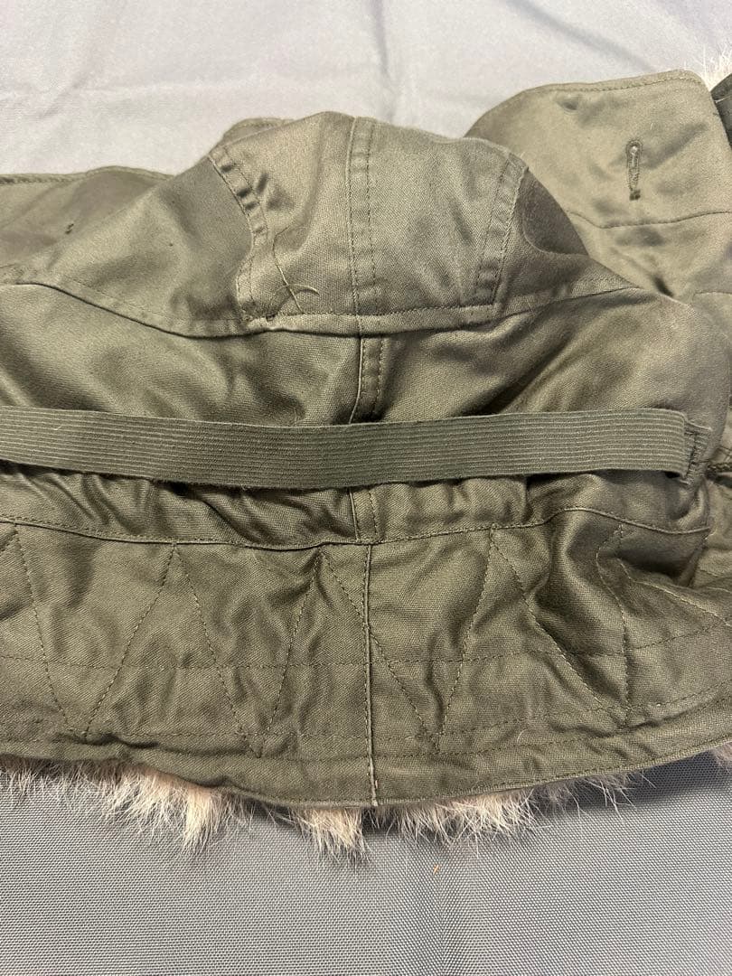 M-51 パーカー用フード　白ラベル