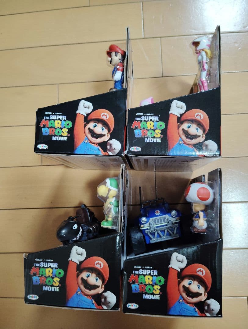 ザ・スーパーマリオブラザーズ・ムービー　プルバックカー4点フルセット