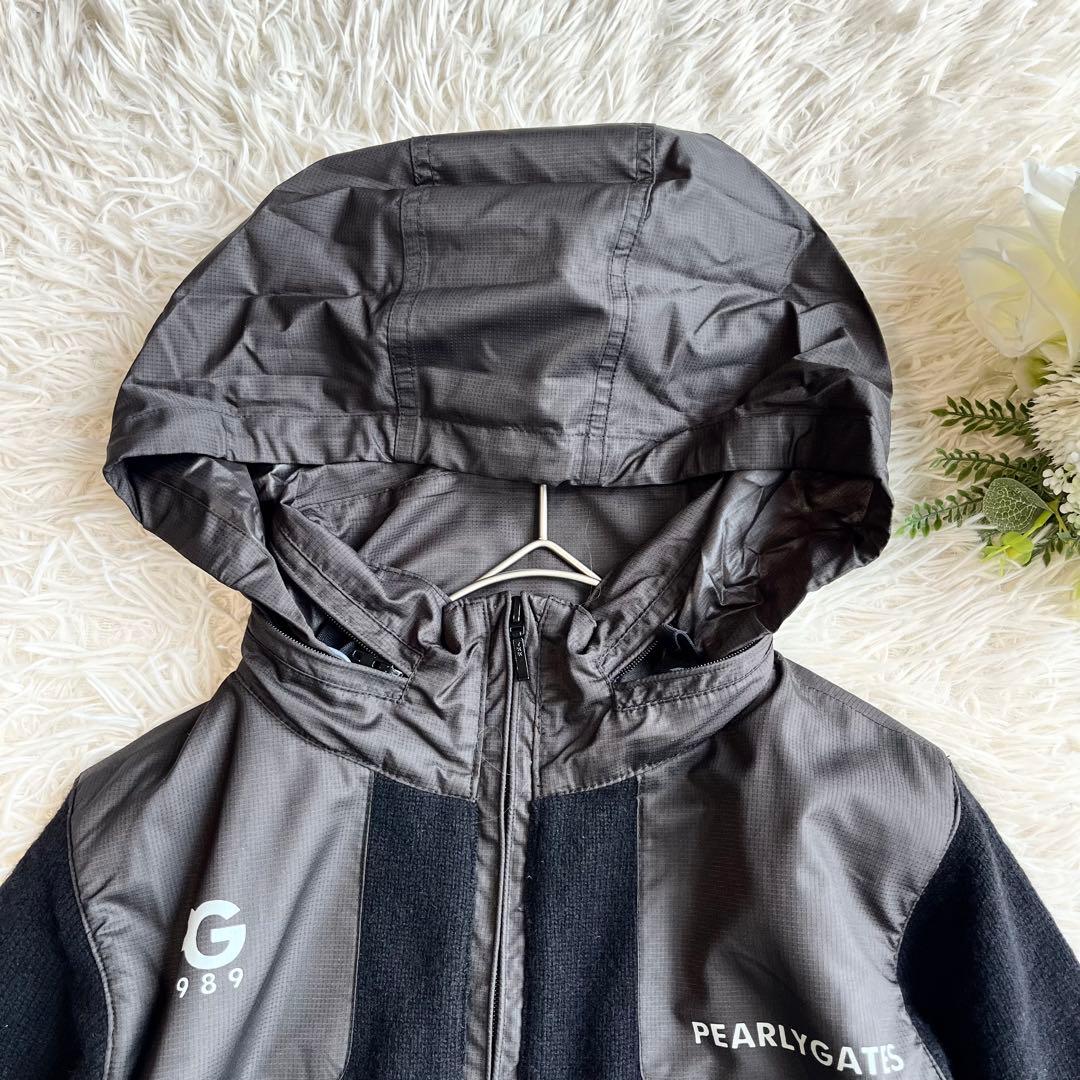 Etsu⭐︎パーリーゲイツ ブルゾン ジャケット フード付き ブラック