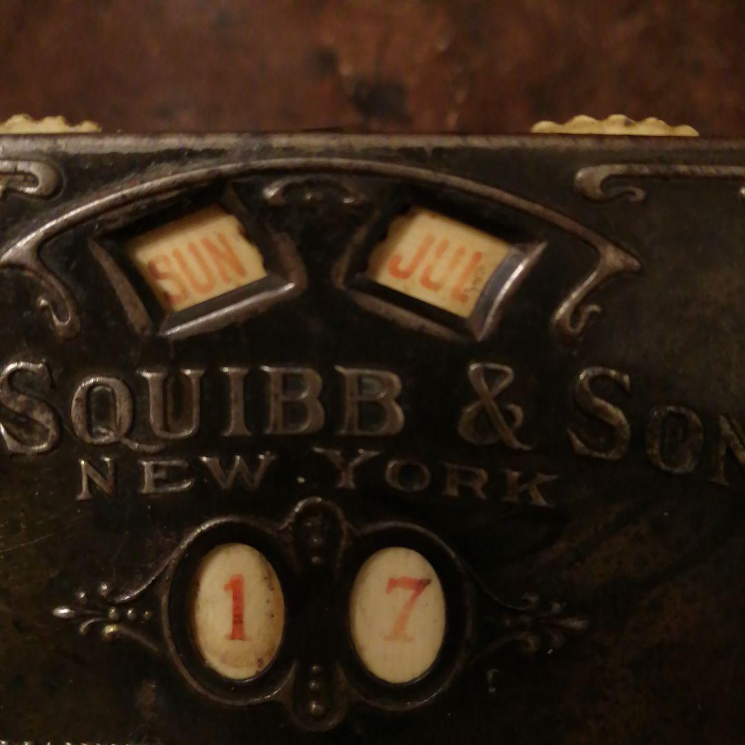 希少☆米国製アンティーク カレンダー付きクリップ ボード☆ステーショナリー文房具