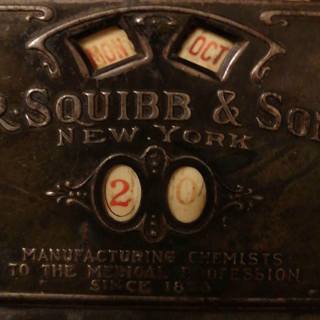 希少☆米国製アンティーク カレンダー付きクリップ ボード☆ステーショナリー文房具