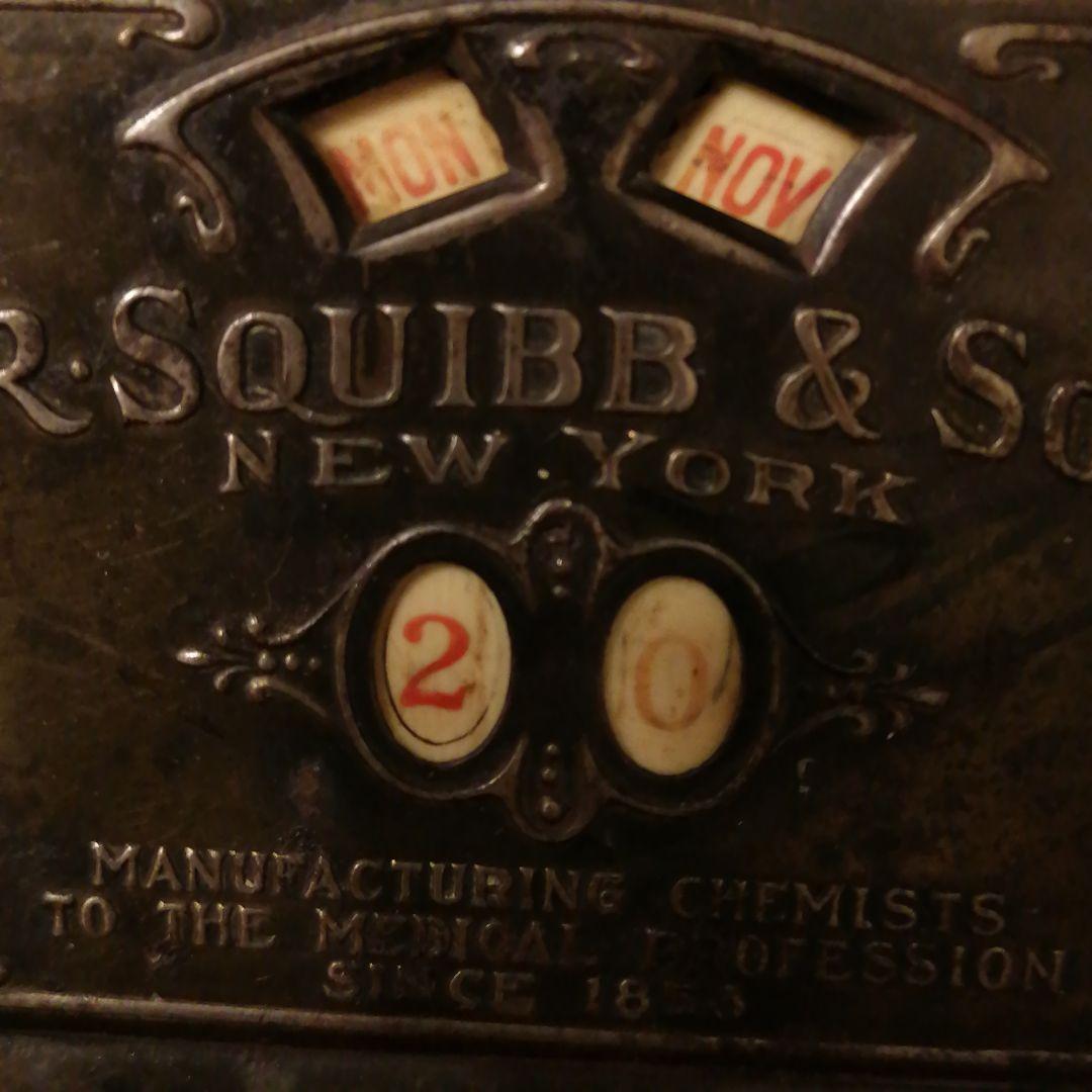 希少☆米国製アンティーク カレンダー付きクリップ ボード☆ステーショナリー文房具