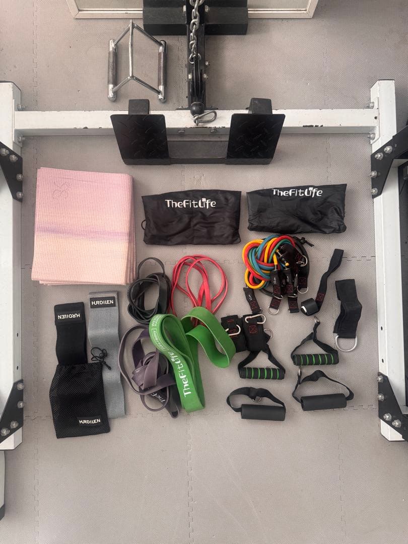 パワーラック140kg、ベンチ、24kgダンベル2個、鏡、ホームジムセット東京