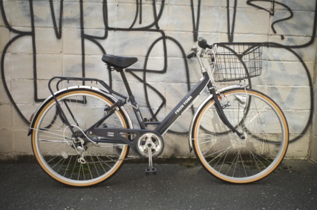 【福岡市現地引取限定】丸石サイクル ６段変速 ハブダイナモライト搭載車