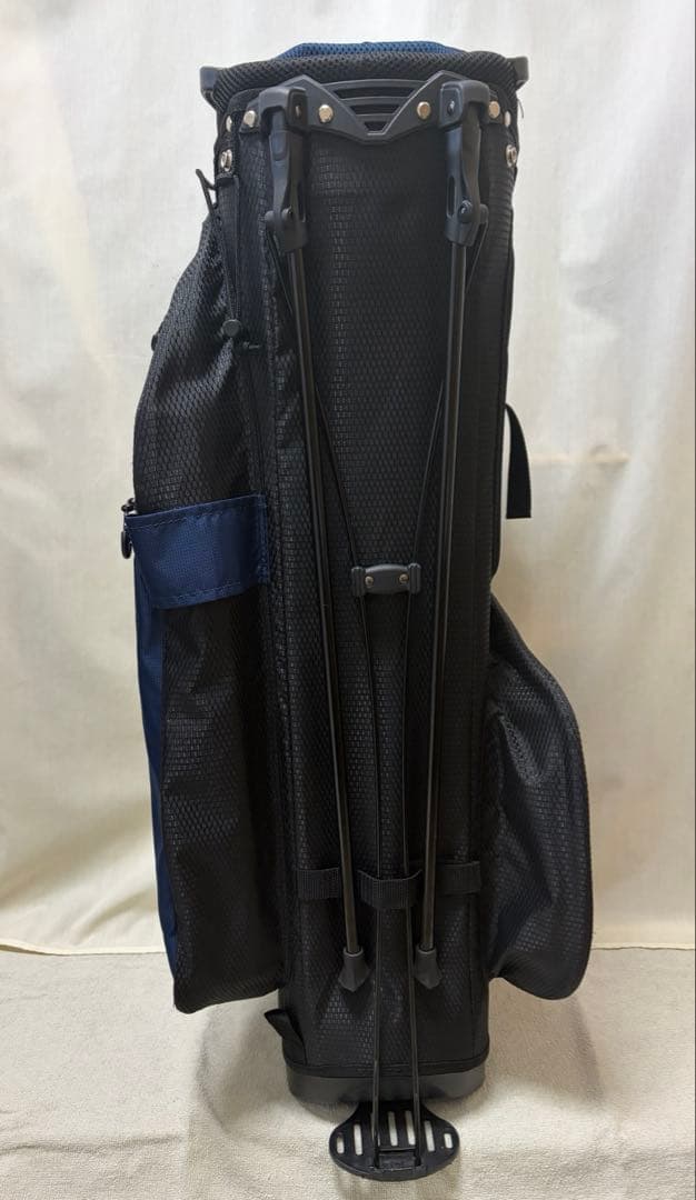 スリクソン スタンド式 軽量キャディバッグ【ブラック/ネイビー】美品
