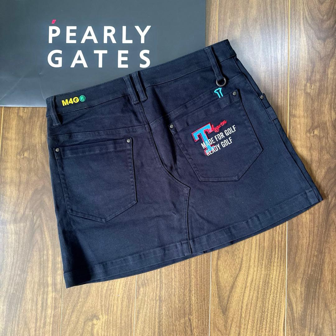 新品ꕤ︎︎ 28.800円 PEARLY GATES ネイビースカート Ｌ