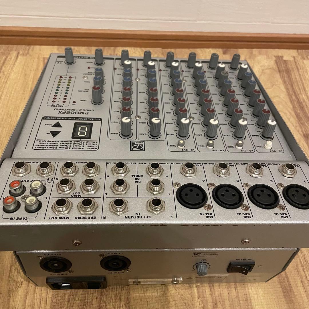 PM802FX パワードミキサー/機材入替