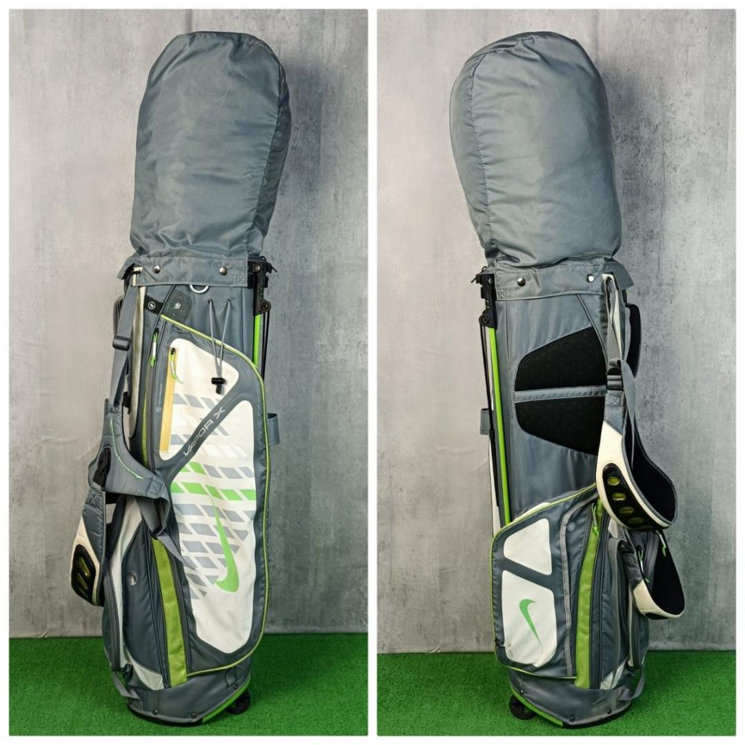 良品　ナイキ ヴェイパー X スタンド式キャディバッグ 口枠5分割 NIKE