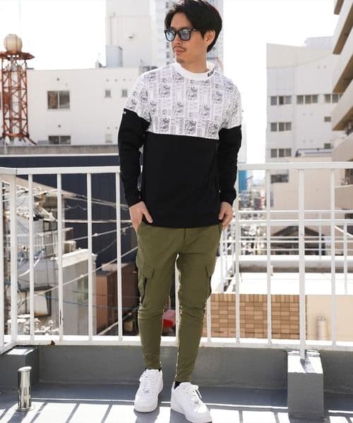 LUXE/R GOLF ストレッチ布帛カーゴパンツ 45940KHM