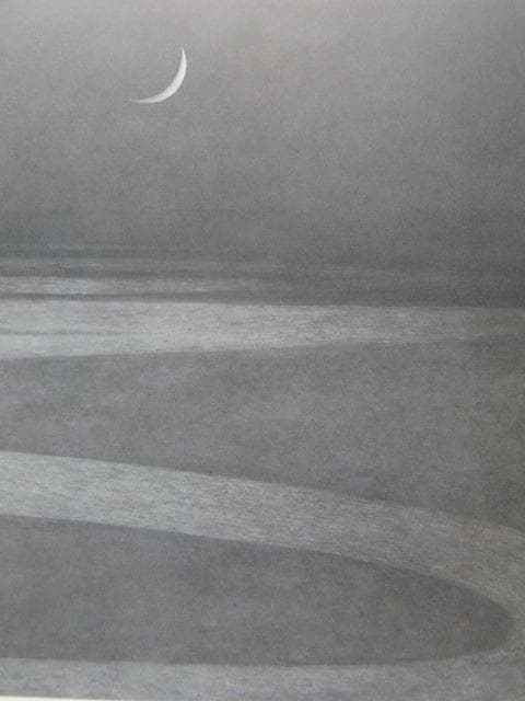 正井和行、【流水】、希少な額装用画集より、新品額装付、状態良好