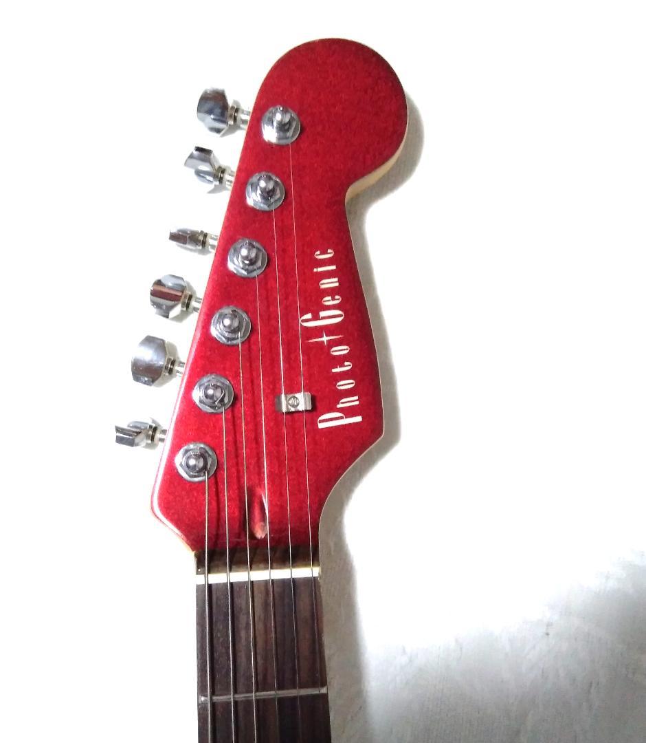 美品・疑似ハムPU化スイッチ搭載のフォトジェニック製ストラト改