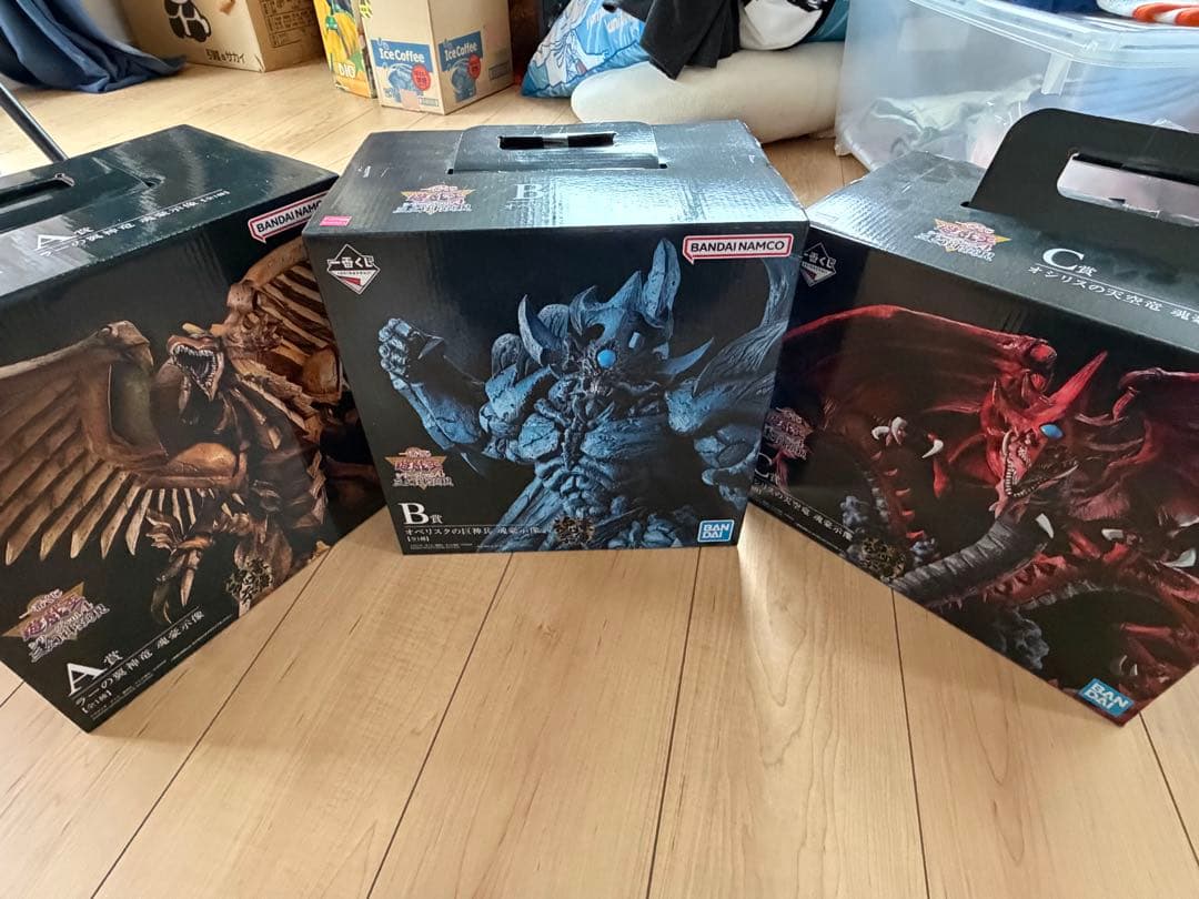 遊戯王1番くじ　三幻神顕現フィギュアセット A賞 B賞 C賞