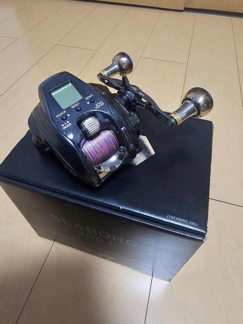 （美品）ダイワ　22シーボーグ200J リブレ クランク120