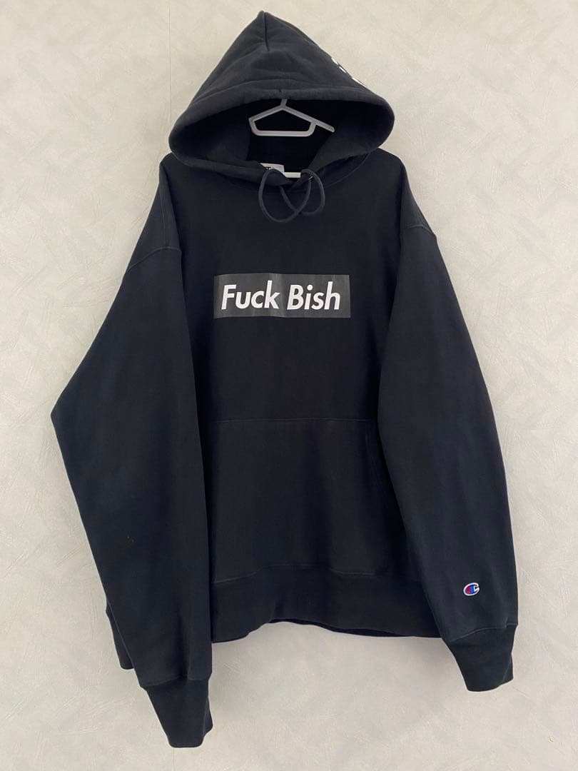 受注販売 BiSH × Champion Fuck Bish パーカー XL