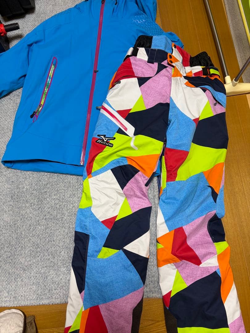 MIZUNO スキーウェア　ジャケットとパンツセット　ブレスサーモ