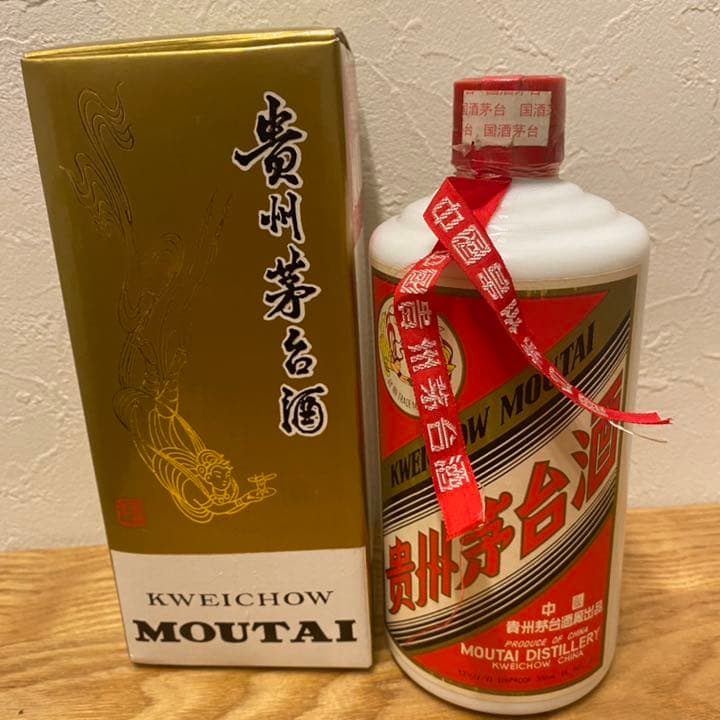 貴州茅台酒 53％ 500ml 天女ラベル 1998年　マオタイ　茅台酒