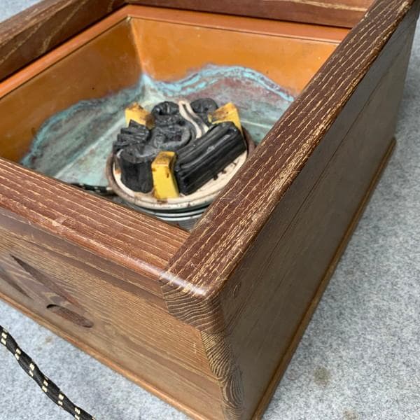 桑製置炉電熱器付き [B33497]