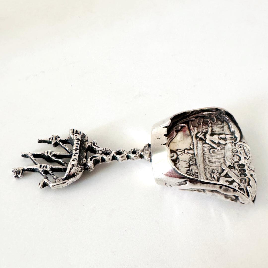 ★1904年代 英国★純銀製/キャディー/スプーン/イギリス/925/ロンドン