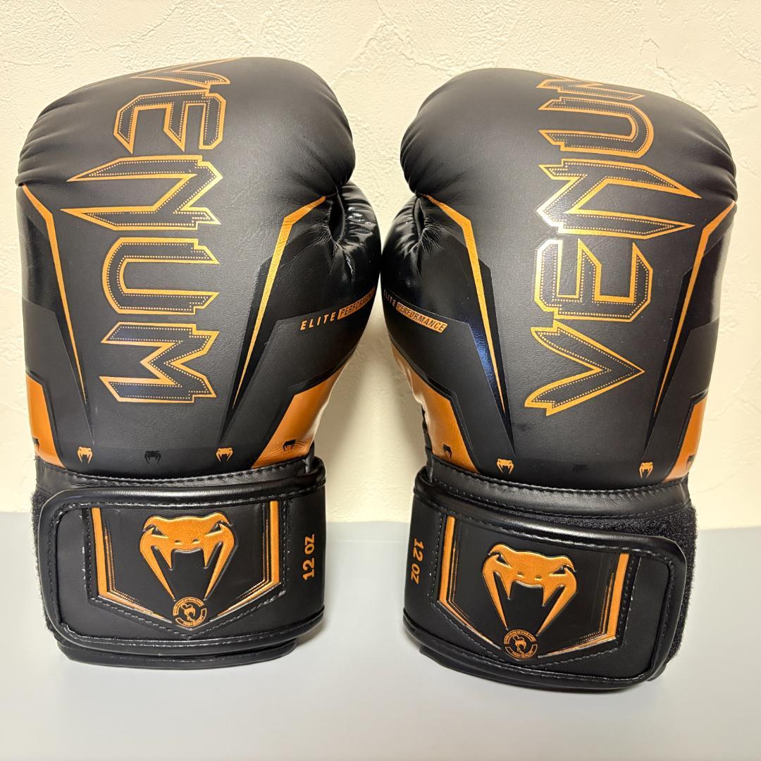 VENUM ヴェナム ELITE EVO ボクシンググローブ 12オンス 現状品