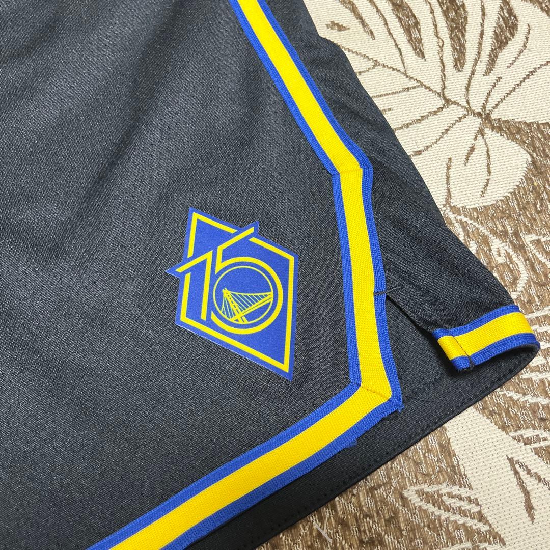 NIKE(ナイキ)NBAウォリアーズ　75周年　スウィングマンショーツ　バスパン