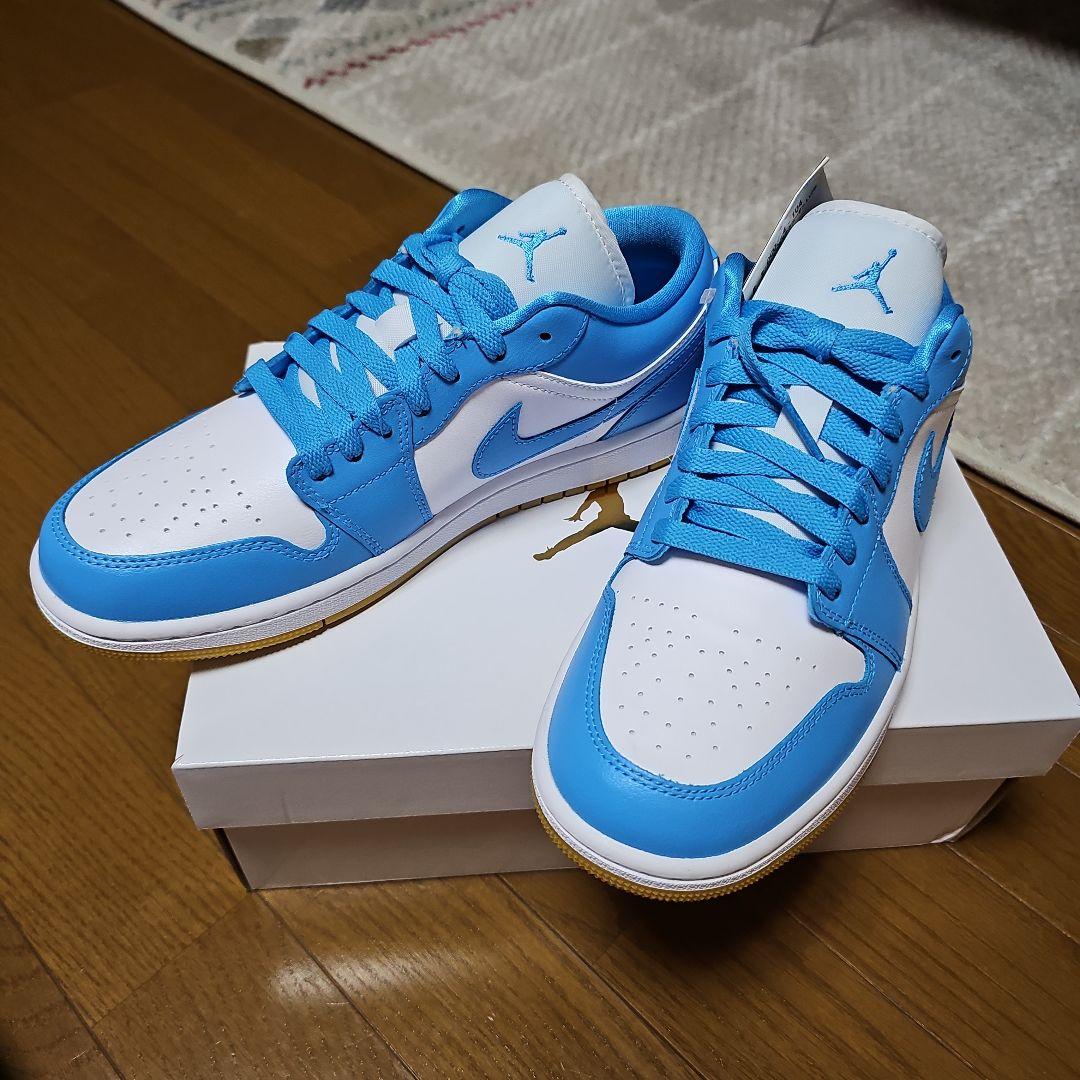 NIKE AIR JORDAN 1 LOW UNC 2６.5cm