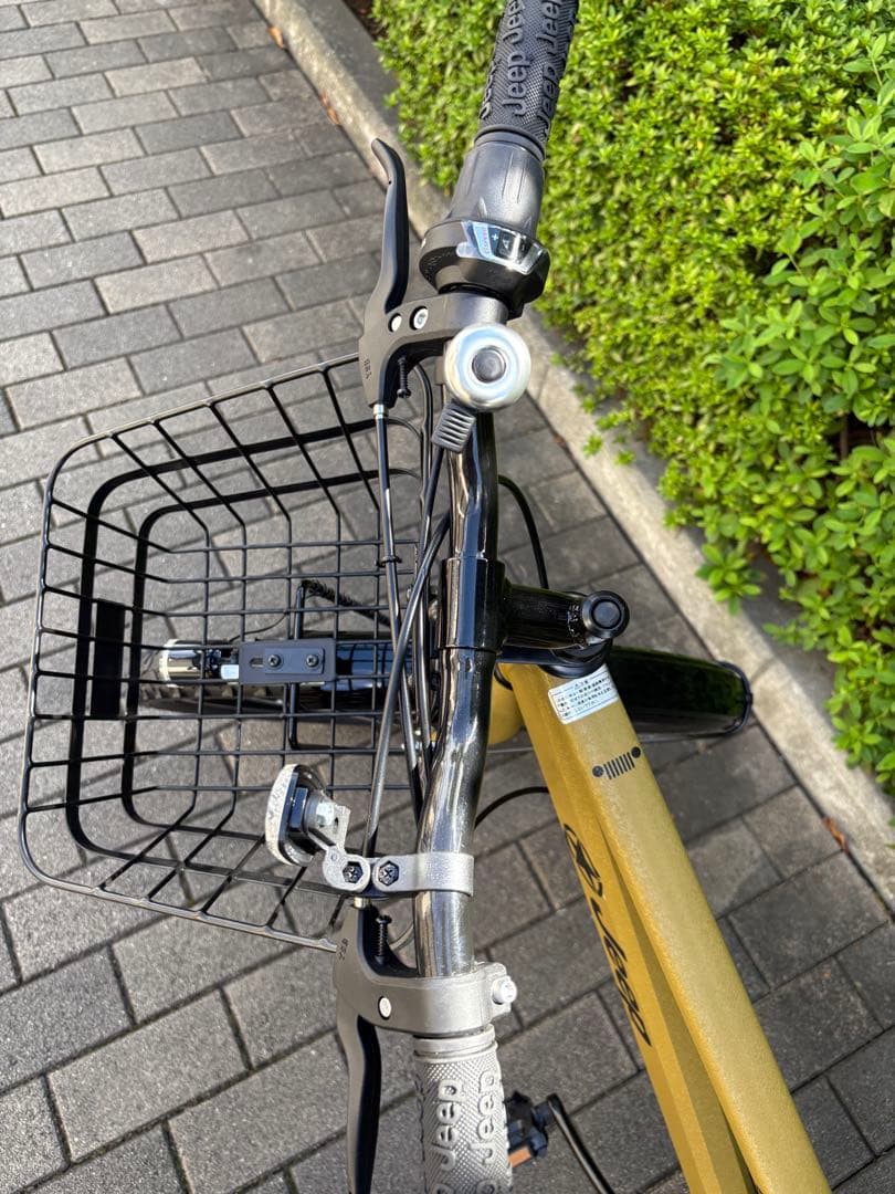 【とんすけ】Jeep ジープ　自転車 24インチ キャメル