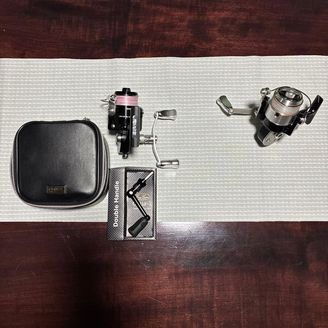 オーパス1 ネロ スピニングリール ダブルハンドルとオーパス1 の2点セット