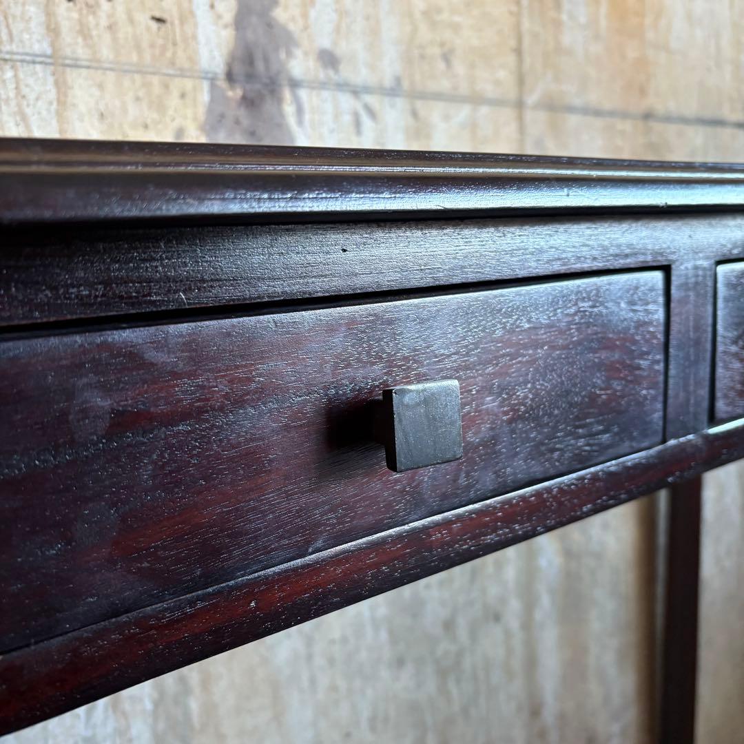 クラシック　コンソールテーブル　無垢材