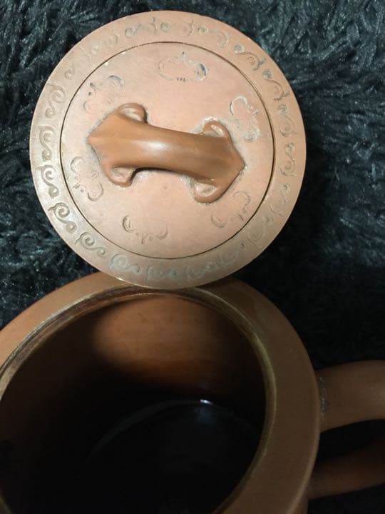 中国 古い急須 紫砂 朱泥 在銘